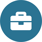 An icon of a briefcase